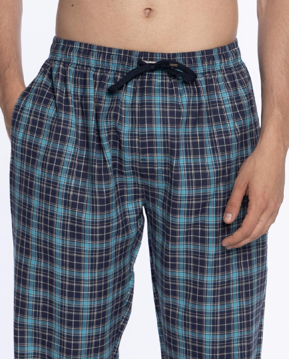 Punto Blanco Pantalón Largo De Viella En Algodón Basix