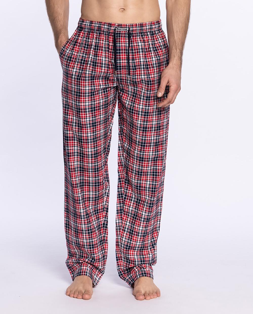 punto blanco Pantalón largo de viella en algodón Basix