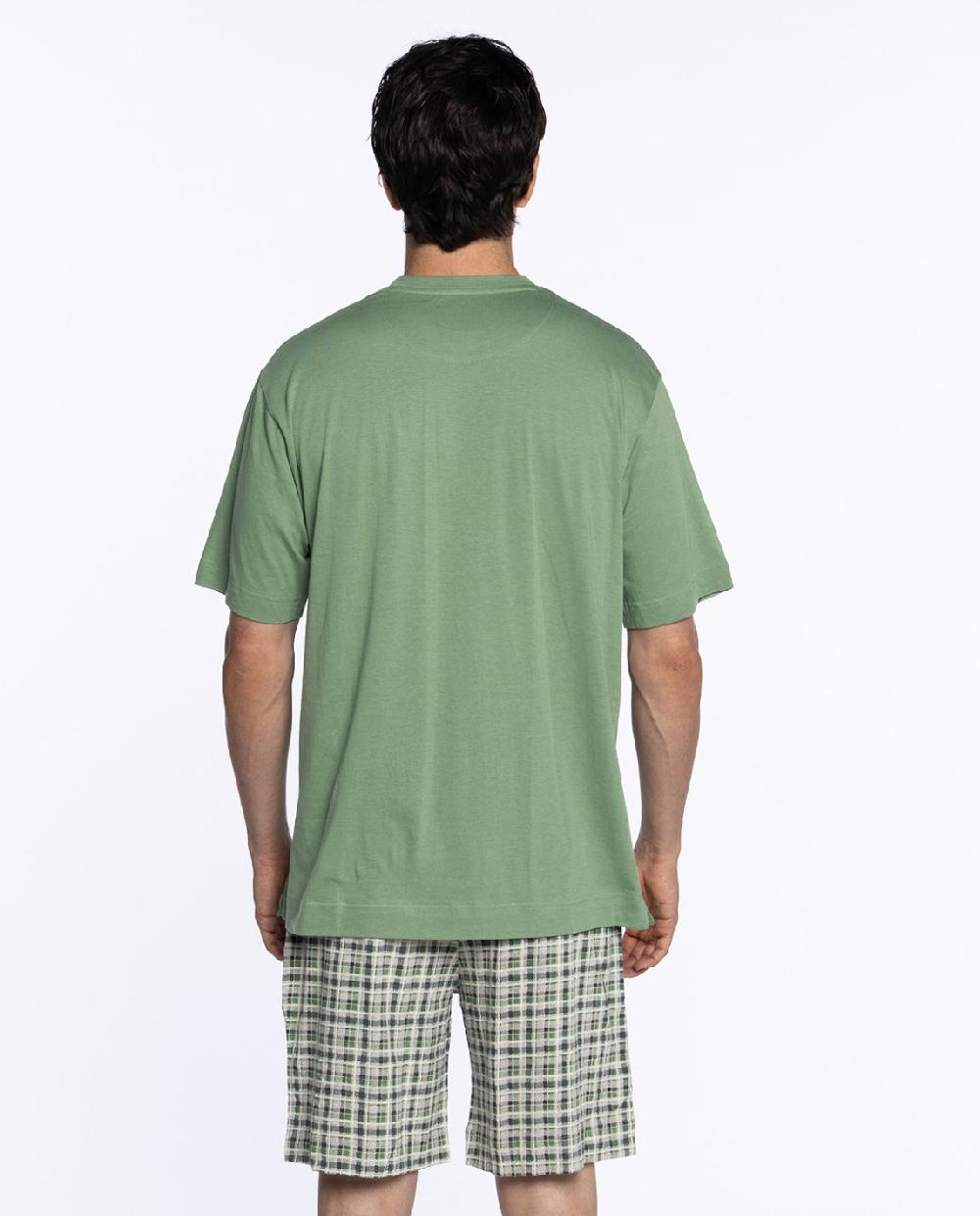 Punto Blanco Pijama Corto De Bambú Y Algodón Treetop