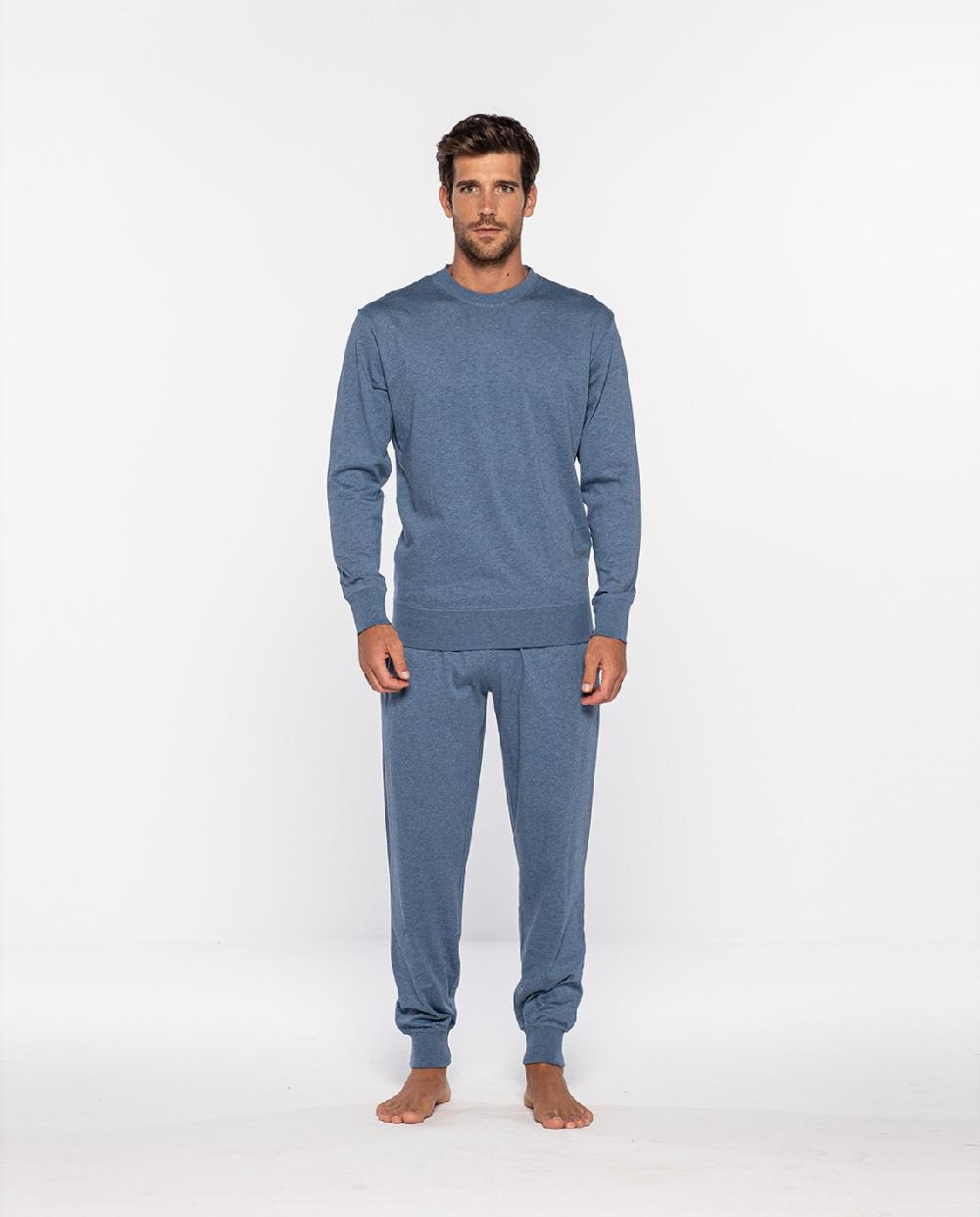 Punto Blanco Pijama Largo De Algodón Orgánico Organix