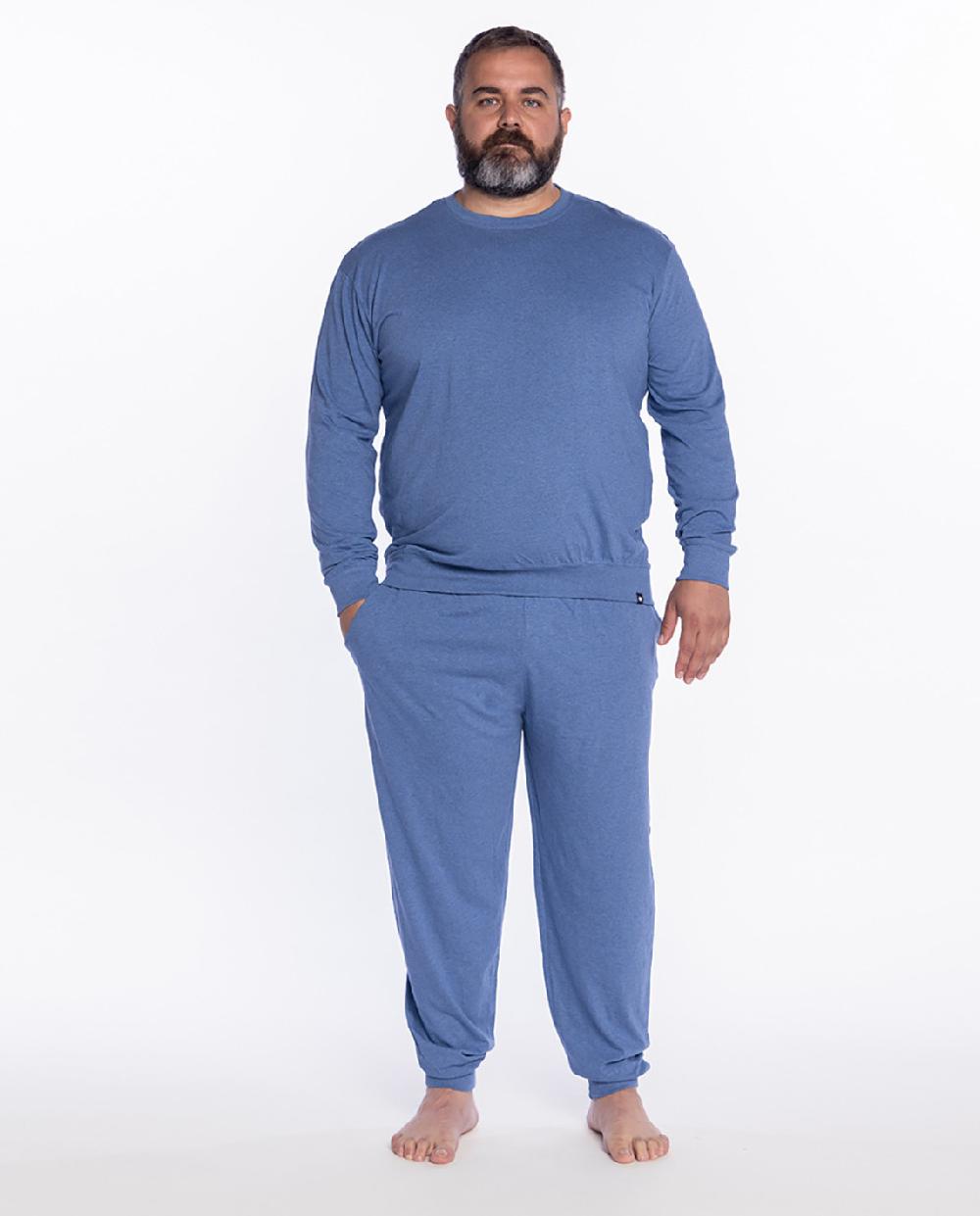 punto blanco Pijama largo de algodón orgánico Organix