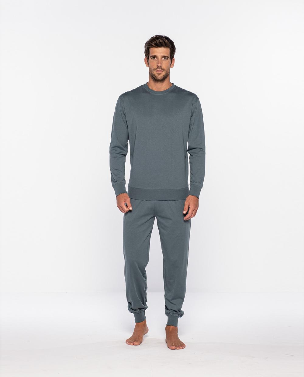 Punto Blanco Pijama Largo De Algodón Orgánico Organix