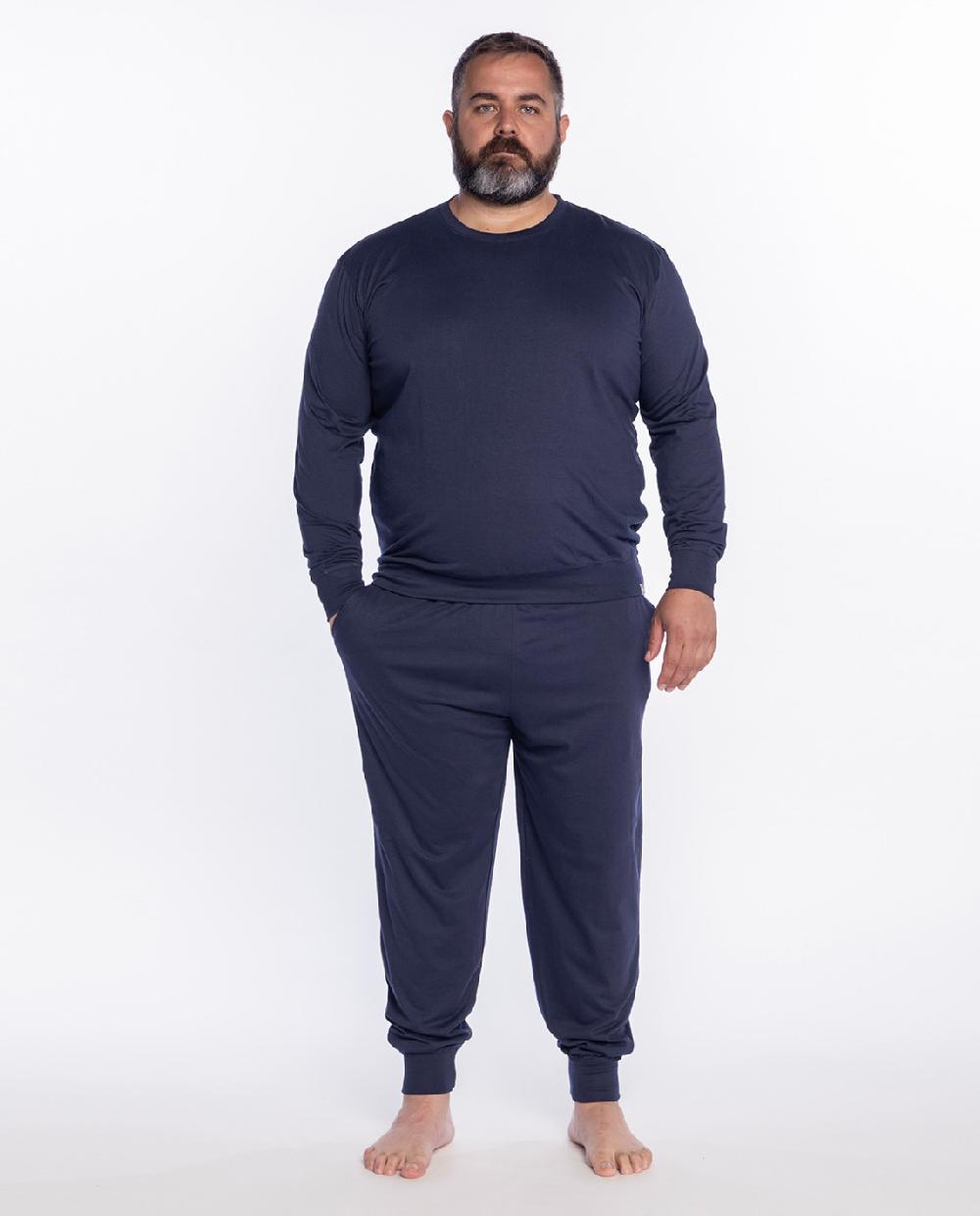 punto blanco Pijama largo de algodón orgánico Organix