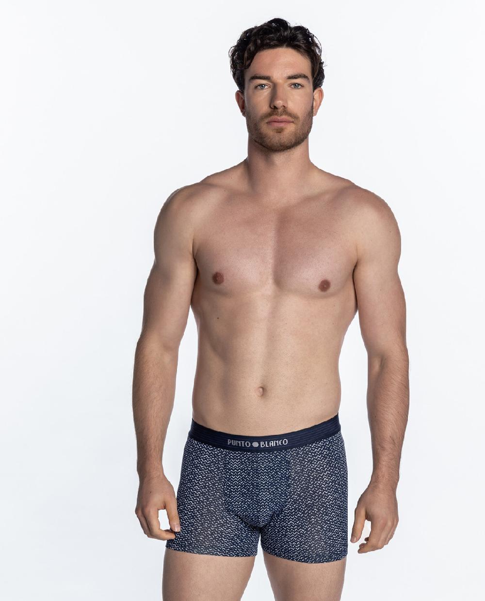 punto blanco Bóxer de microfibra Narvik