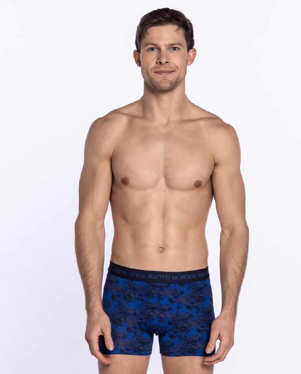 punto blanco Bóxer de microfibra Snowy