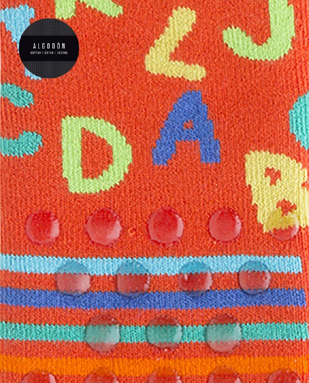 Punto Blanco Calcetines De Algodón - Antideslizantes