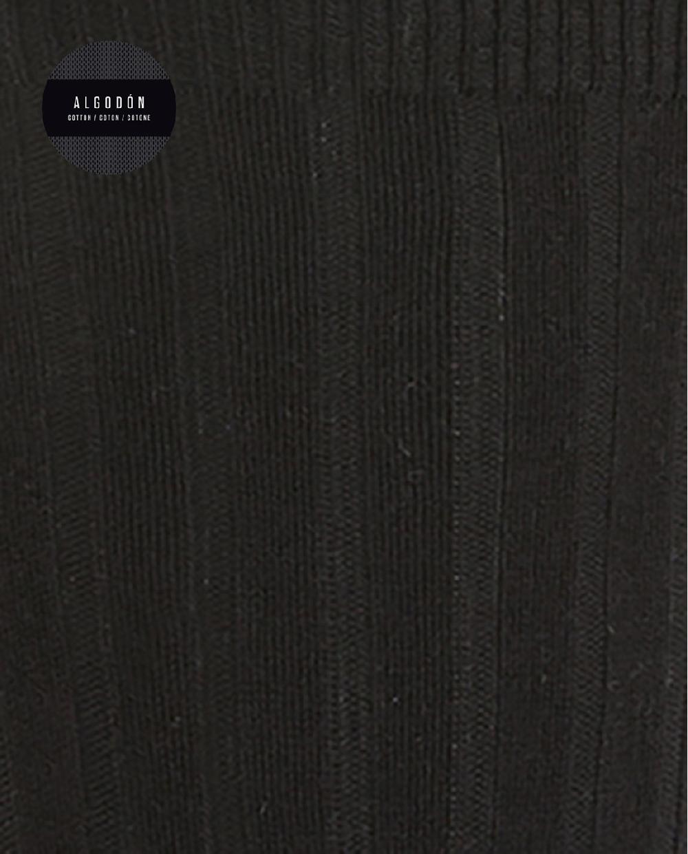 Punto Blanco Calcetines De Algodón De Canalé