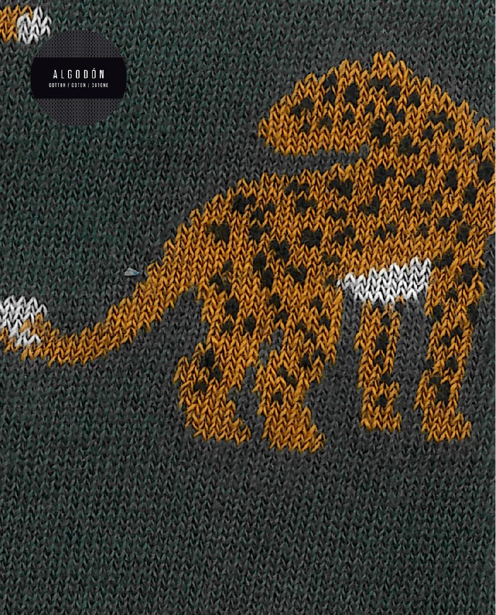 Punto Blanco Calcetines De Algodón - Leopardo