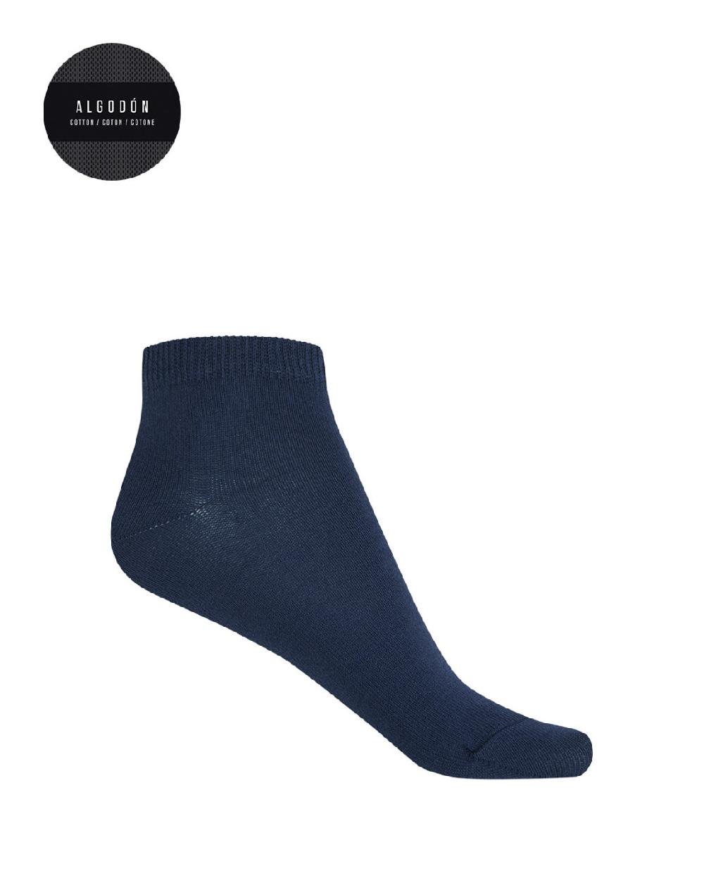 punto blanco Calcetines de algodón lisos