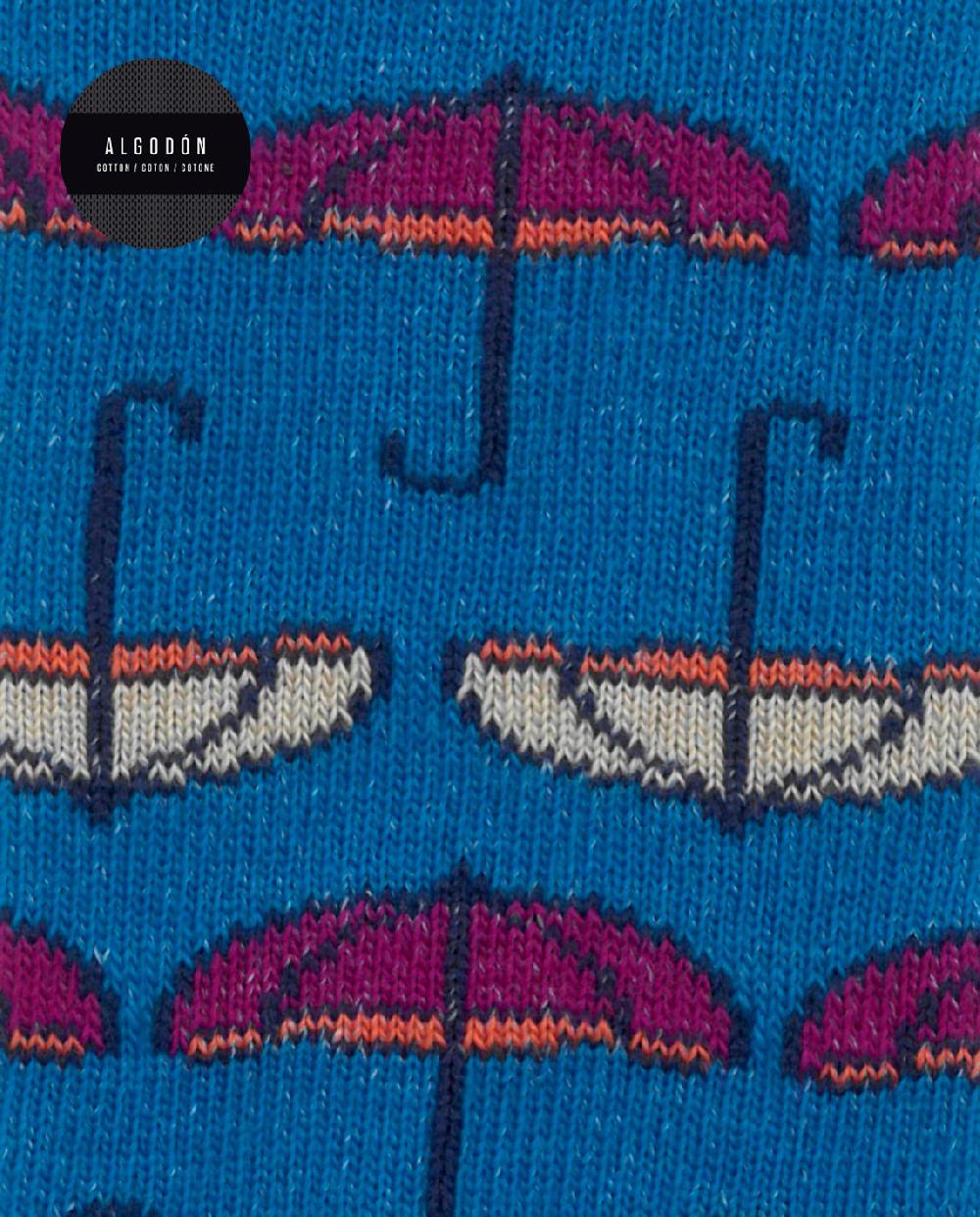 Punto Blanco Calcetines De Algodón - Paraguas