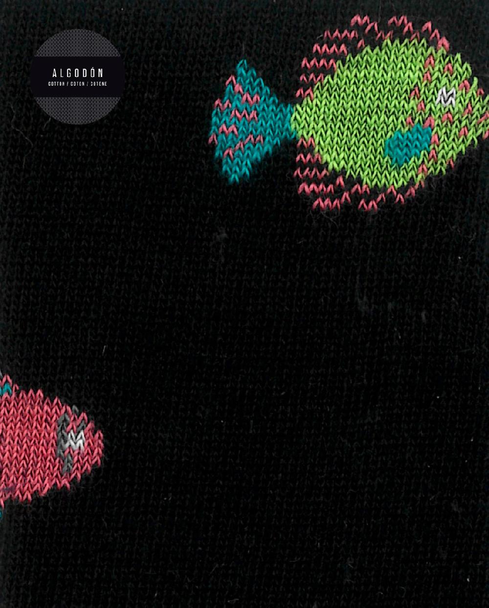 Punto Blanco Calcetines De Algodón - Peces