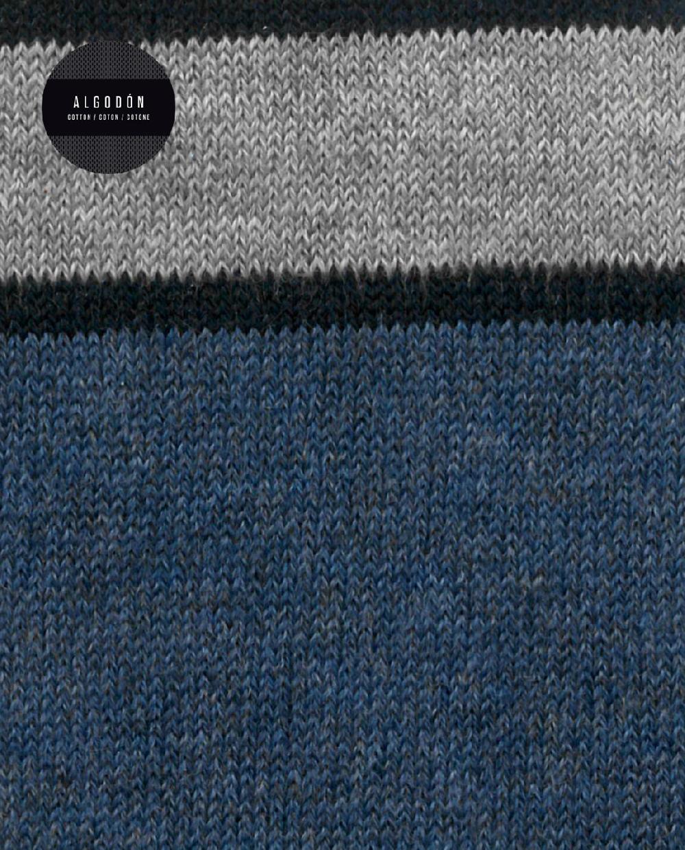 Punto Blanco Calcetines De Algodón - Rayas