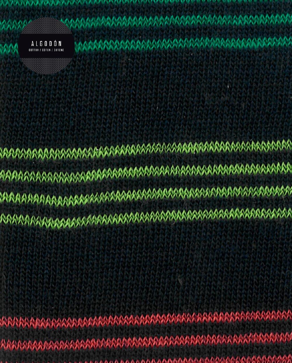 Punto Blanco Calcetines De Algodón - Rayas