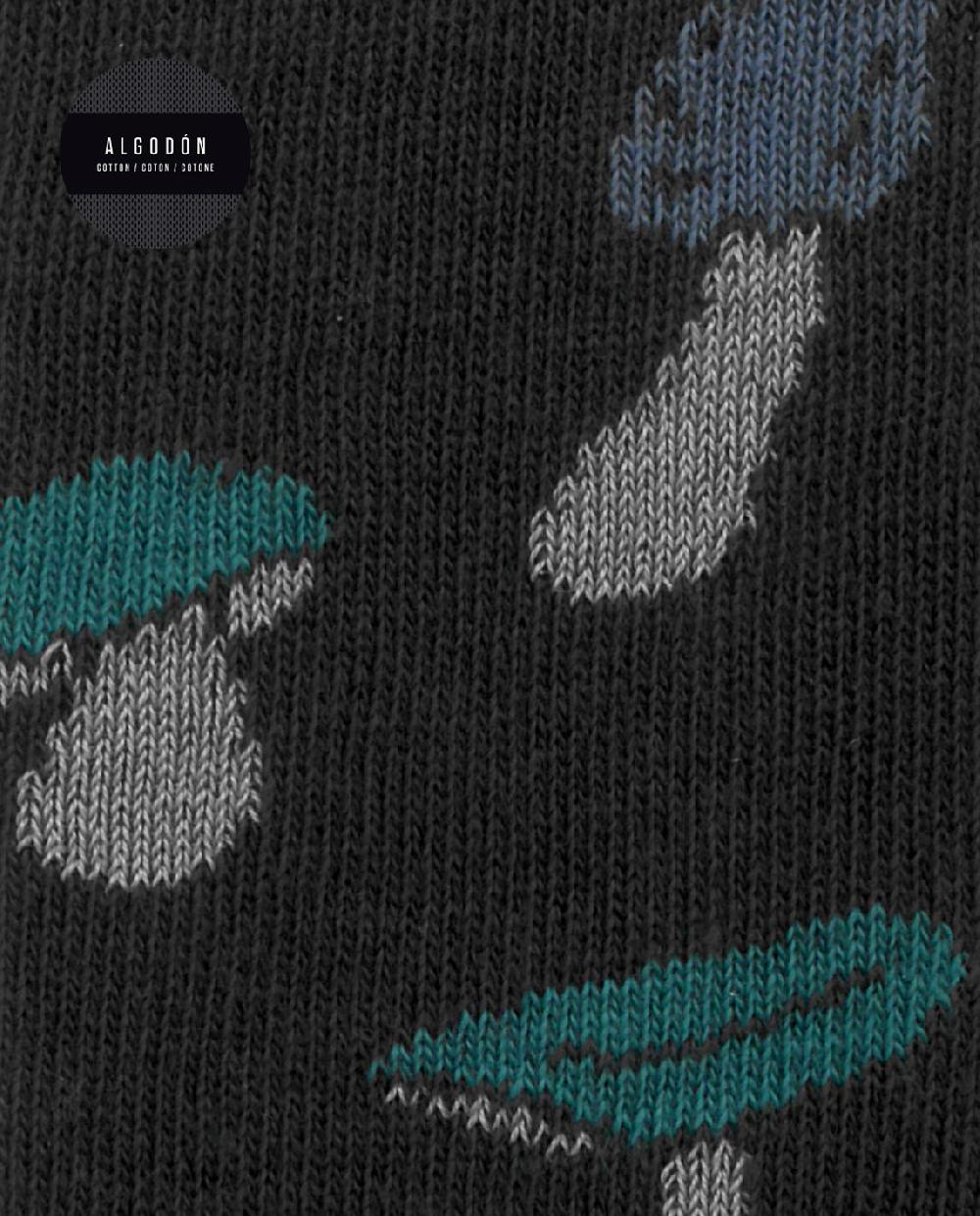 Punto Blanco Calcetines De Algodón - Setas