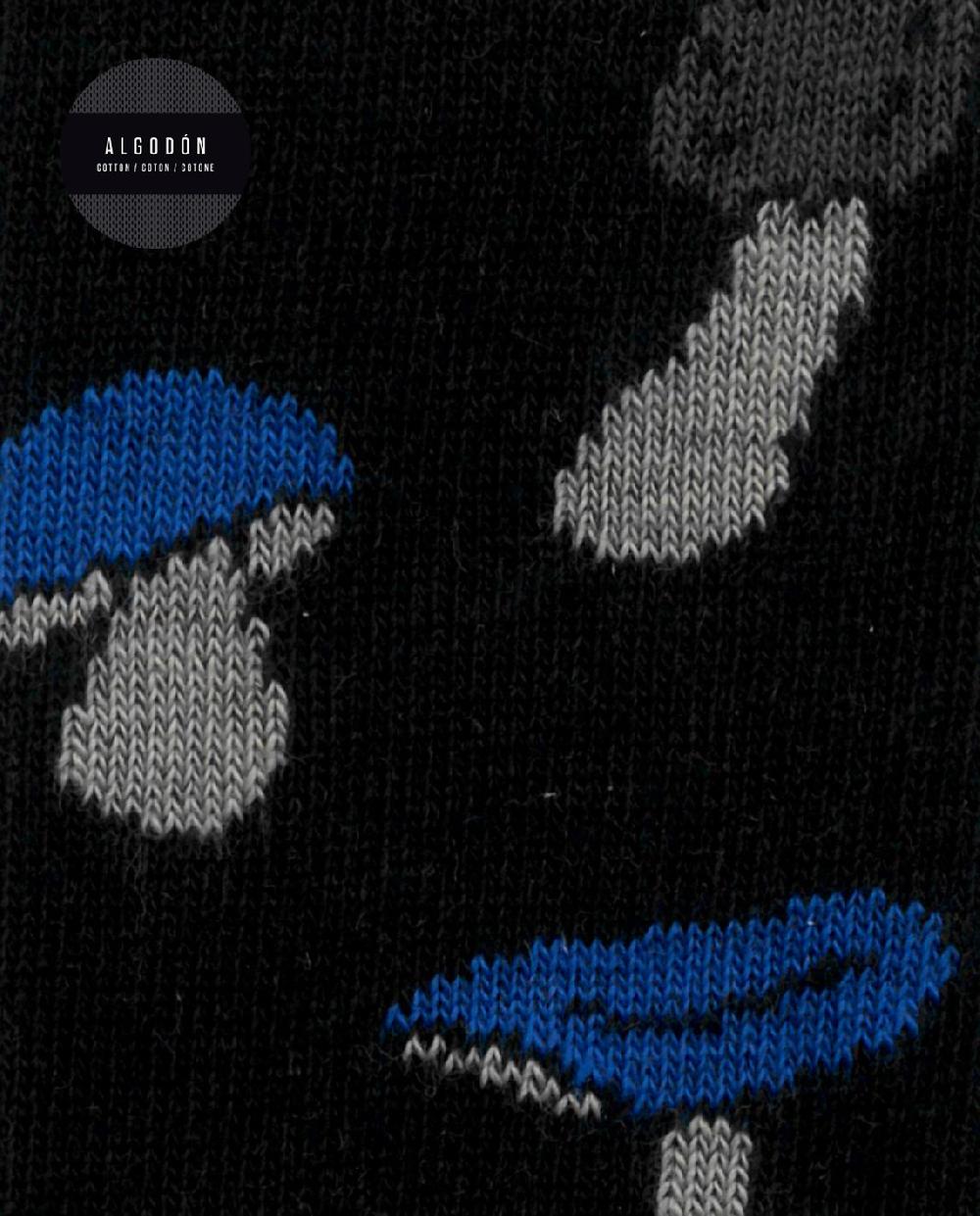 Punto Blanco Calcetines De Algodón - Setas