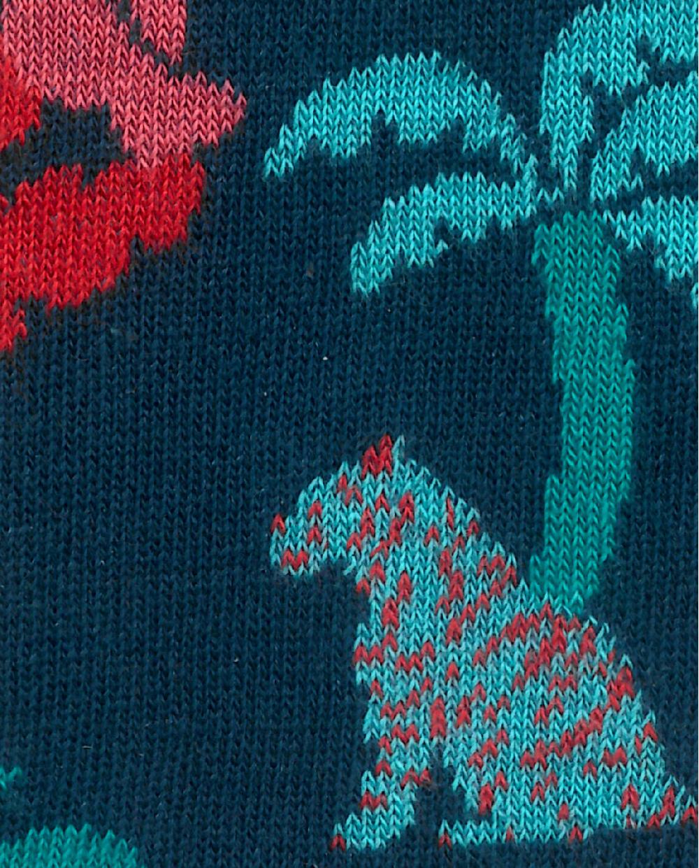 Punto Blanco Calcetines De Algodón - Tropical