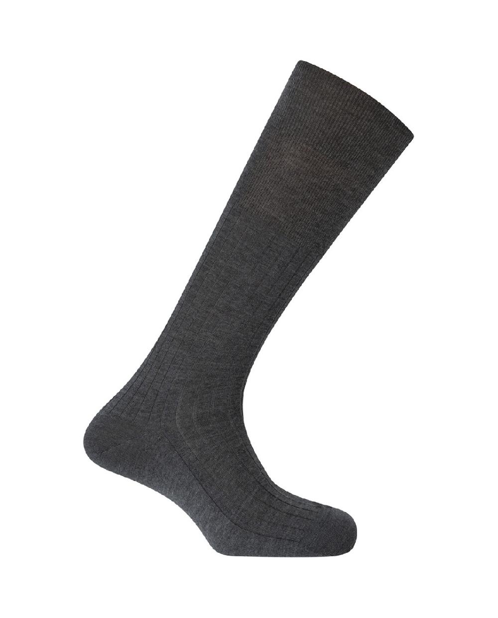 punto blanco Calcetines de cachemira - canalé - LUXURY