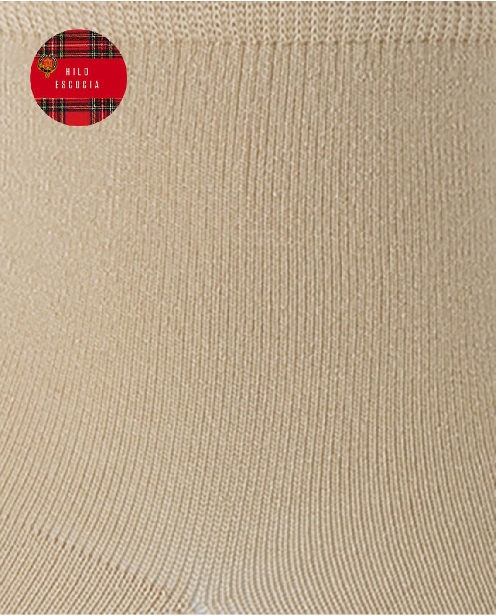 Punto Blanco Calcetines De Hilo De Escocia Lisos