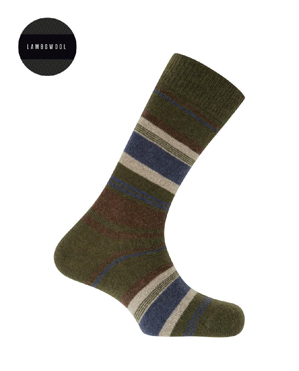 punto blanco Calcetines de lambswool - listado