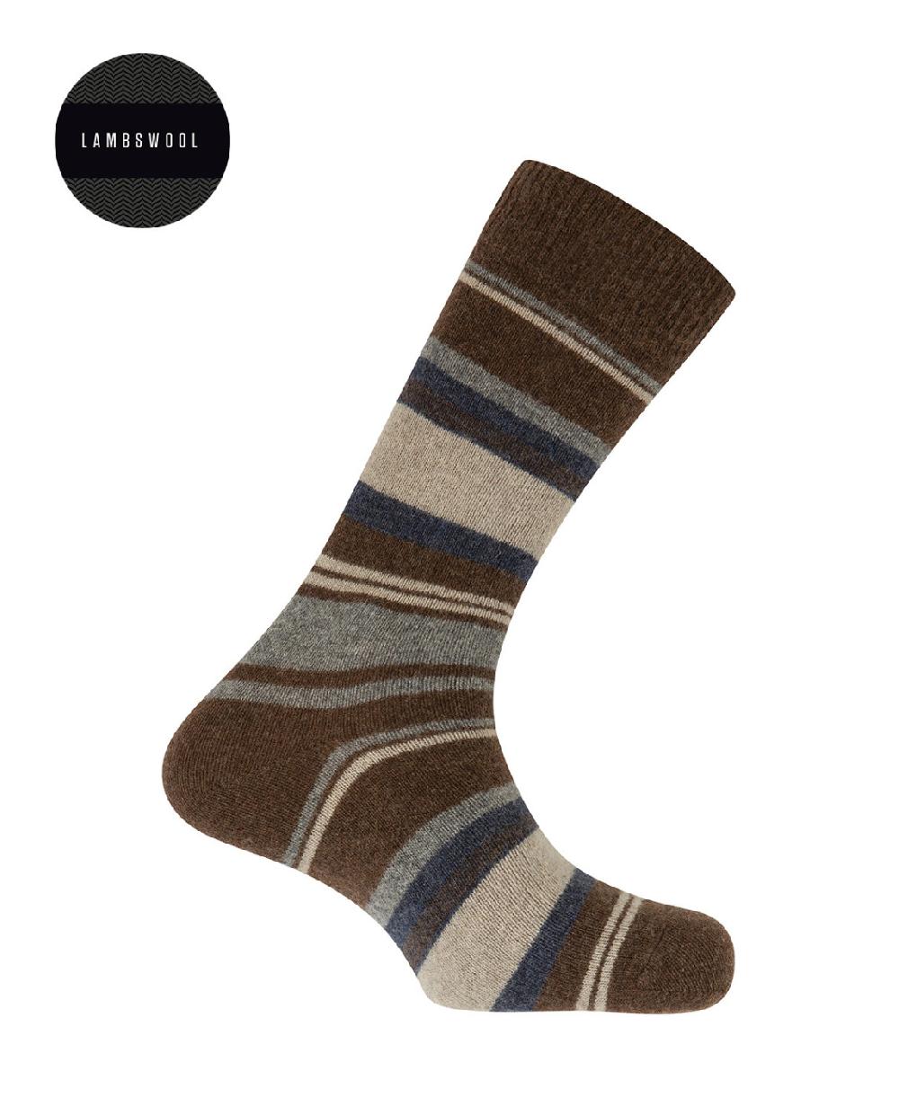 punto blanco Calcetines de lambswool - listado