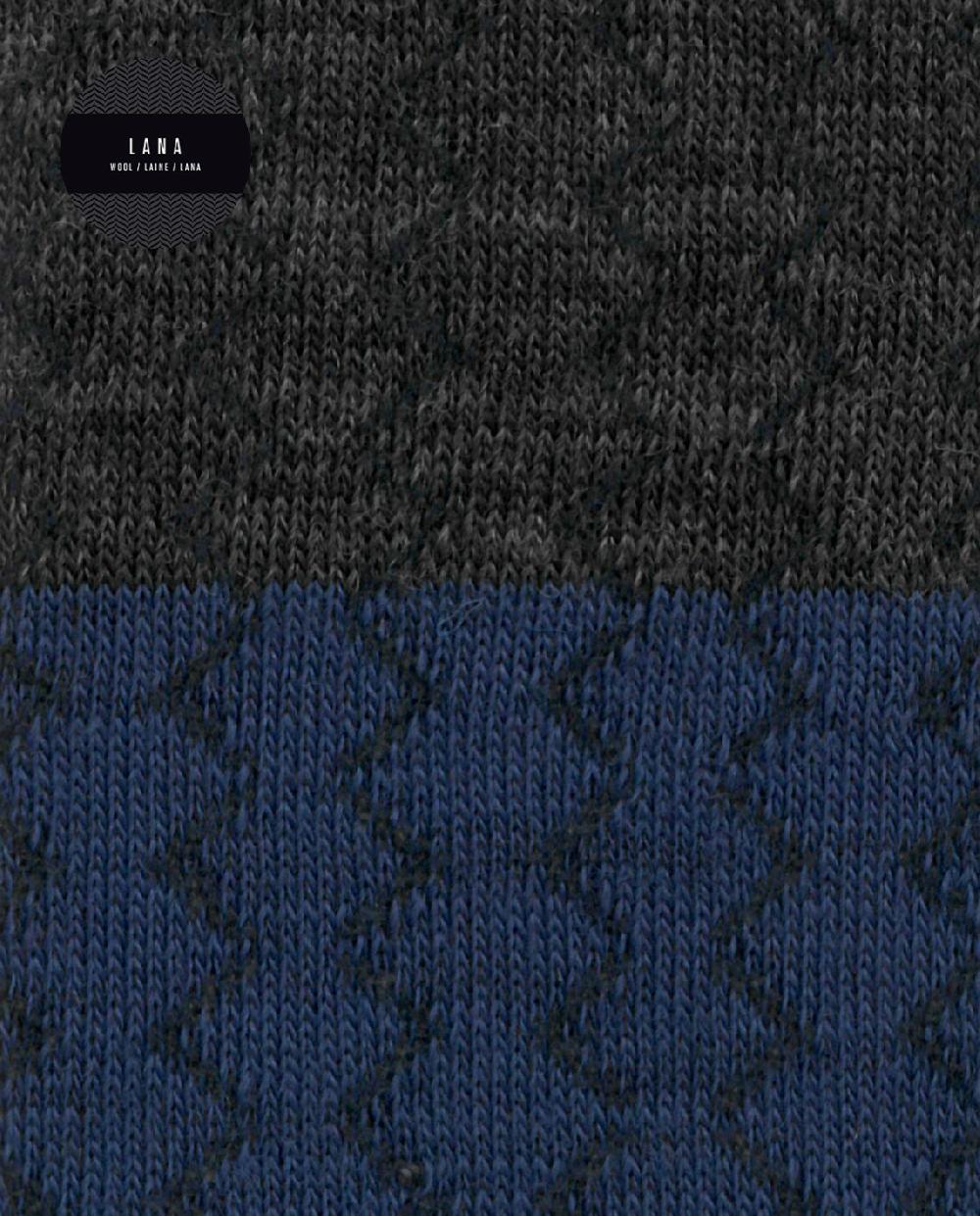 Punto Blanco Calcetines De Lana - Listas Y Zigzag