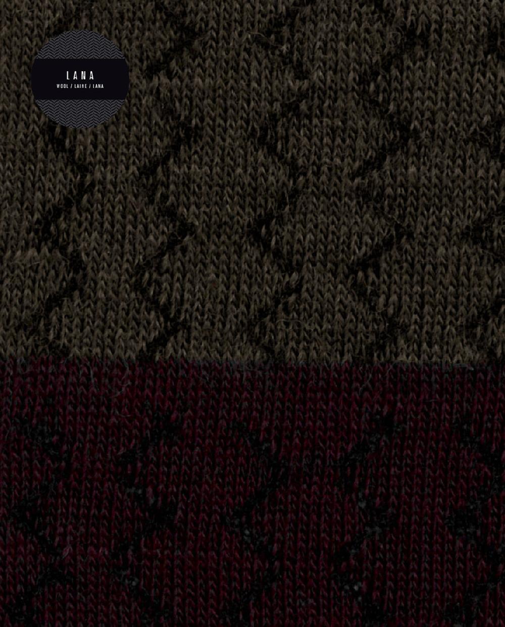 Punto Blanco Calcetines De Lana - Listas Y Zigzag