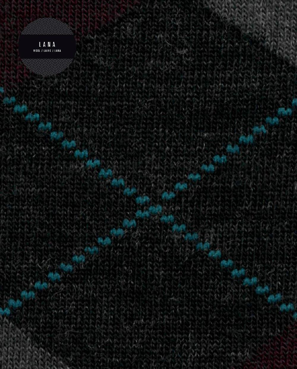 Punto Blanco Calcetines De Lana - Rombos