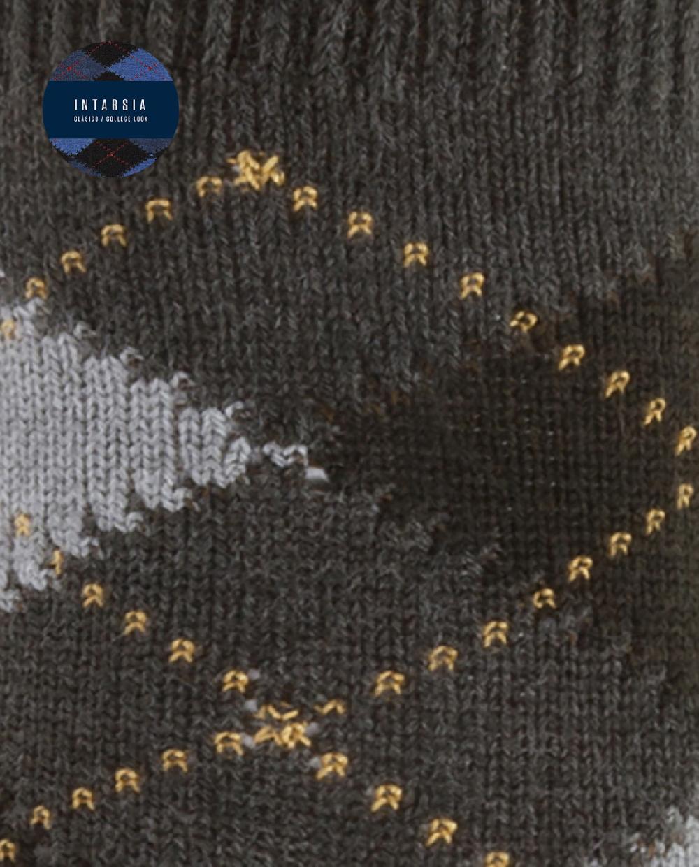 Punto Blanco Calcetines De Orlón Con Intarsia