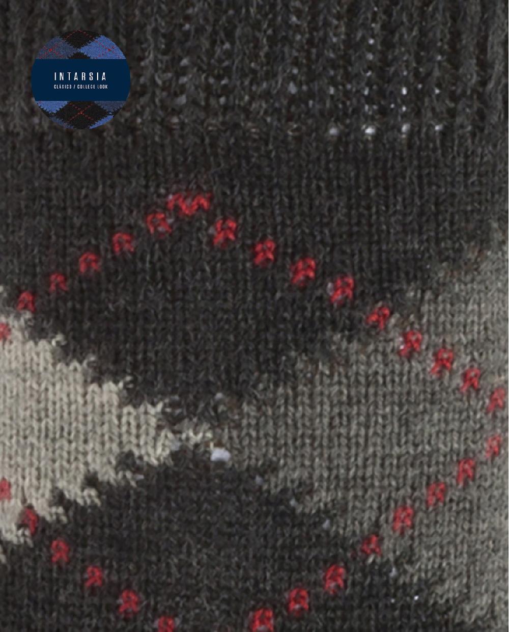 Punto Blanco Calcetines De Orlón Con Intarsia