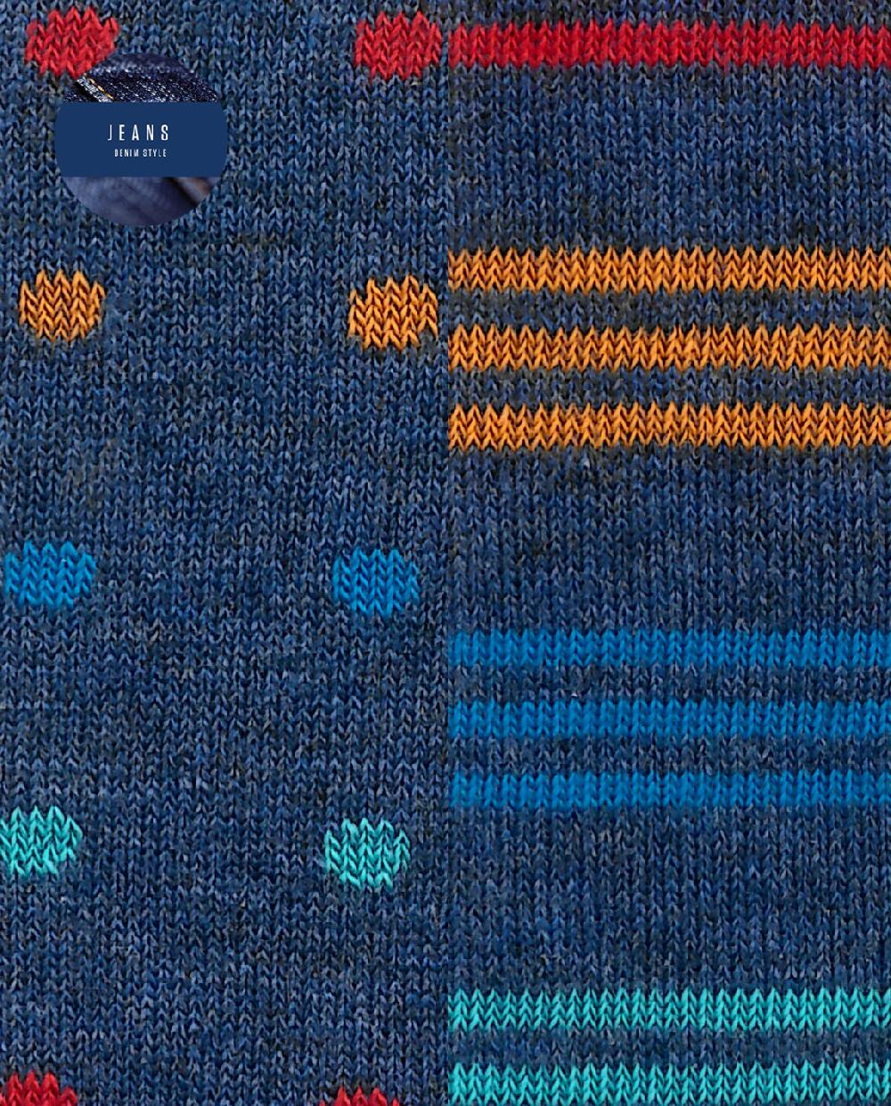 Punto Blanco Calcetines De Viscosa - Lunares Y Rayas