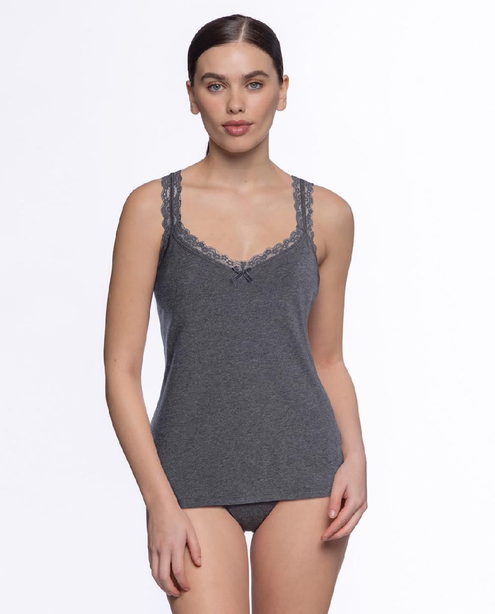 punto blanco Camiseta tirantes Urban Lace