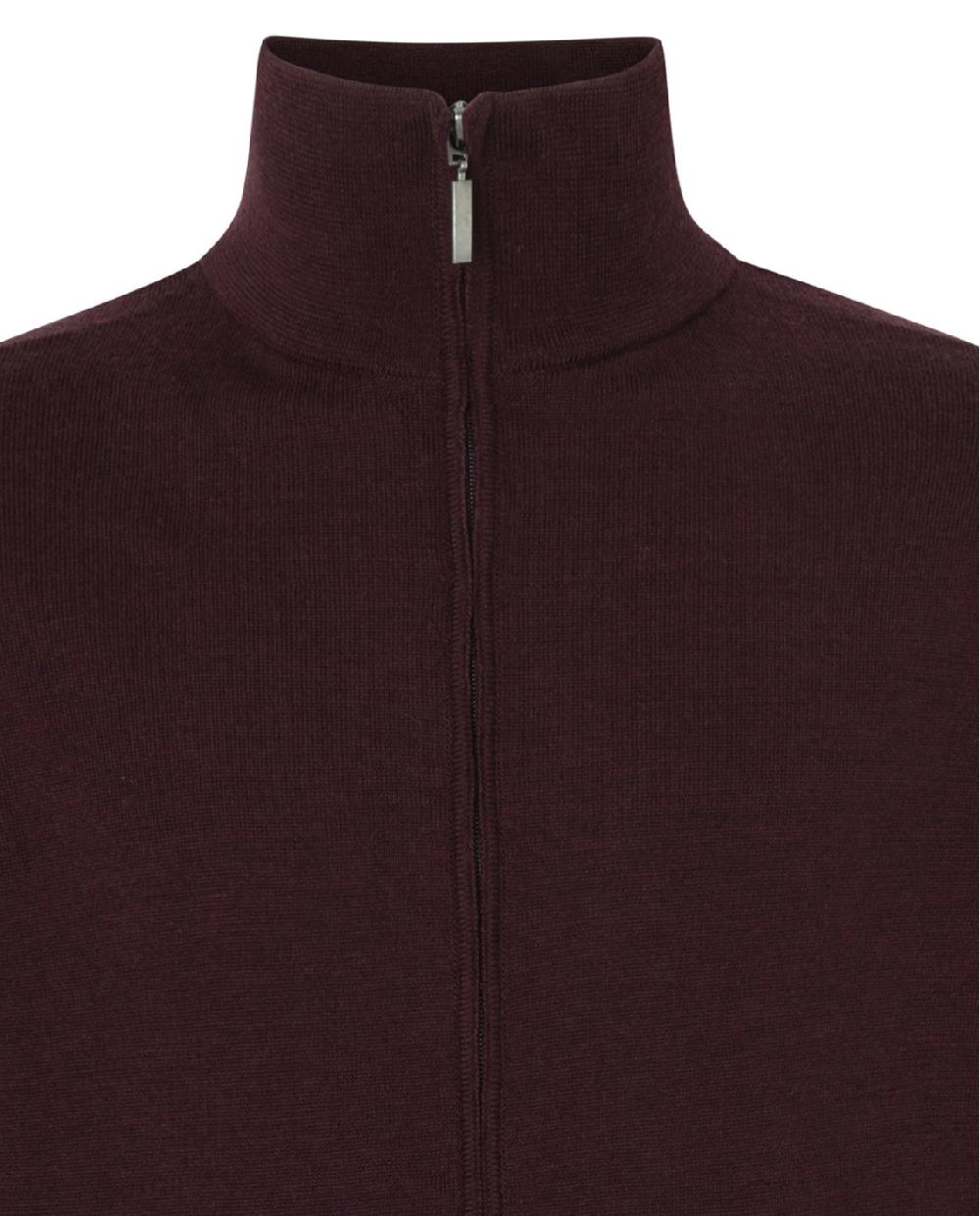 Punto Blanco Chaqueta Con Cremallera Lana Merino