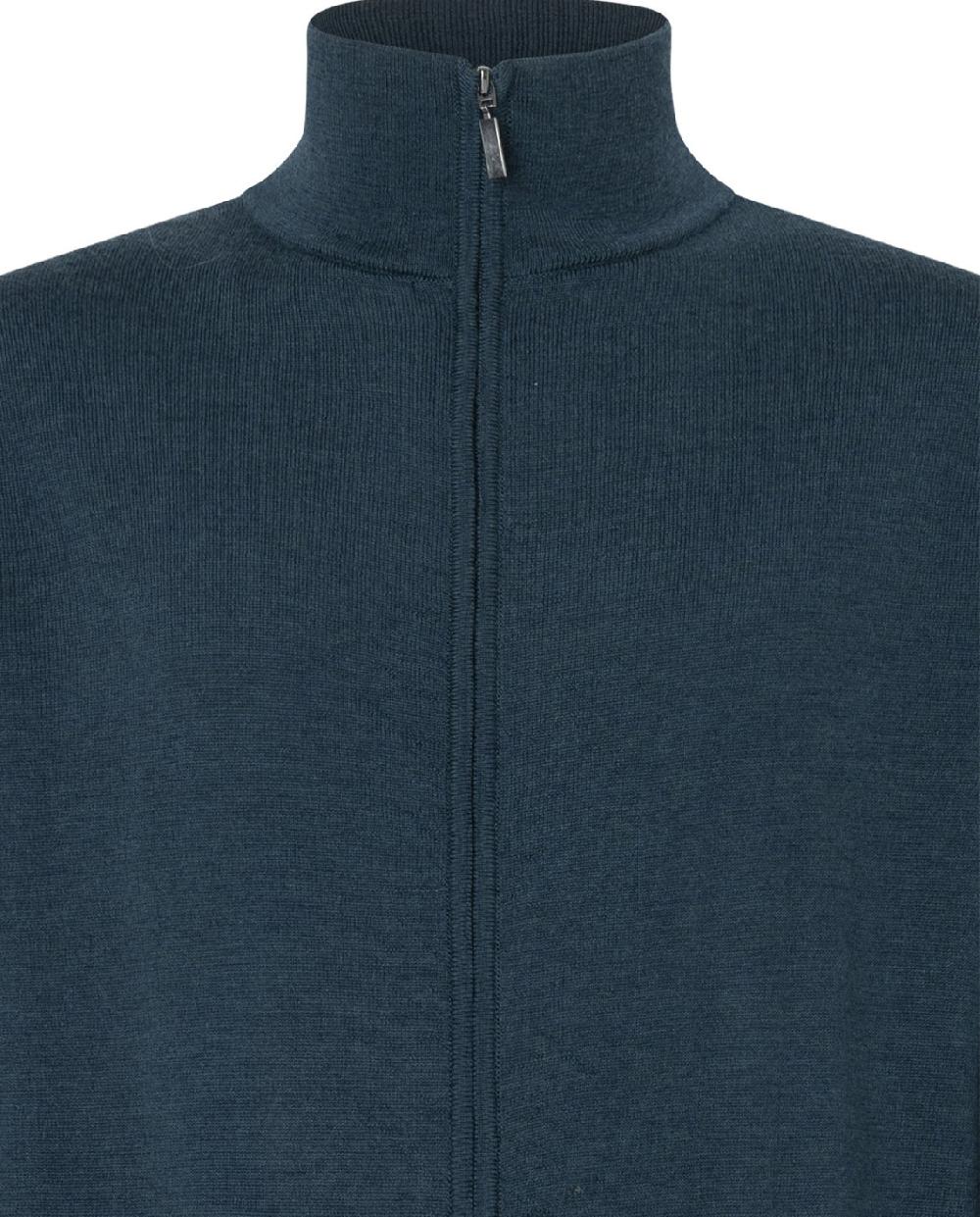 Punto Blanco Chaqueta Con Cremallera Lana Merino