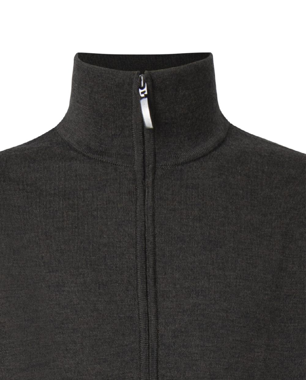 Punto Blanco Chaqueta Con Cremallera Lana Merino