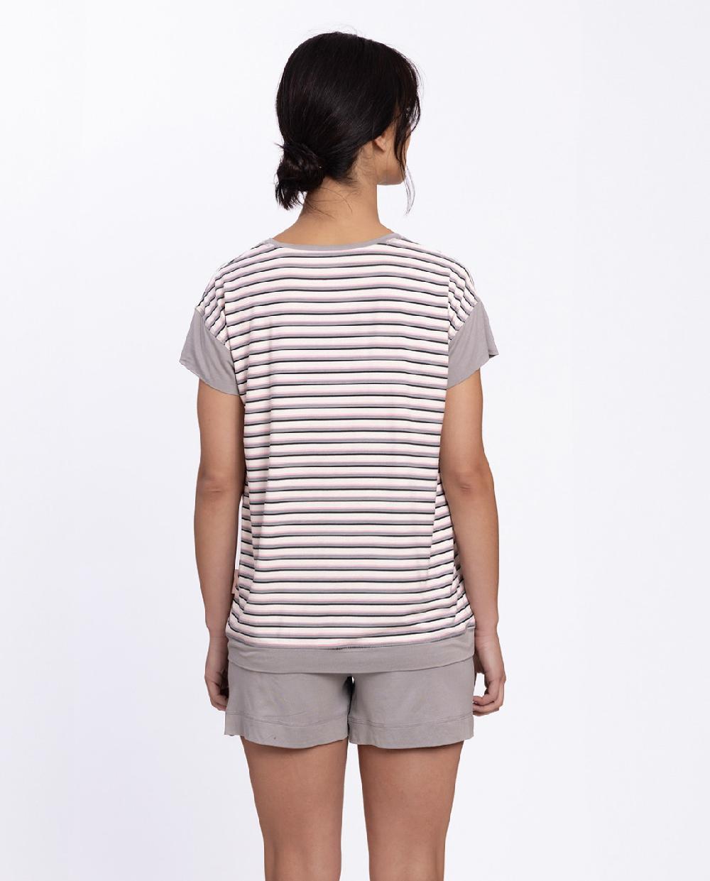 Punto Blanco Conjunto Corto De Modal Rains