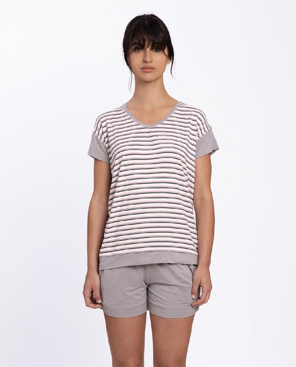 punto blanco Conjunto corto de modal Rains