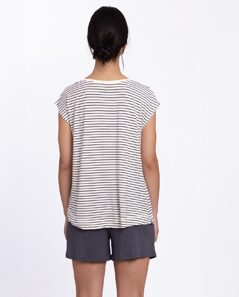 Punto Blanco Conjunto Corto De Rayas Nautic