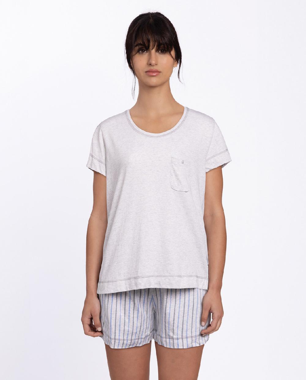 punto blanco Conjunto corto de rayas Rains