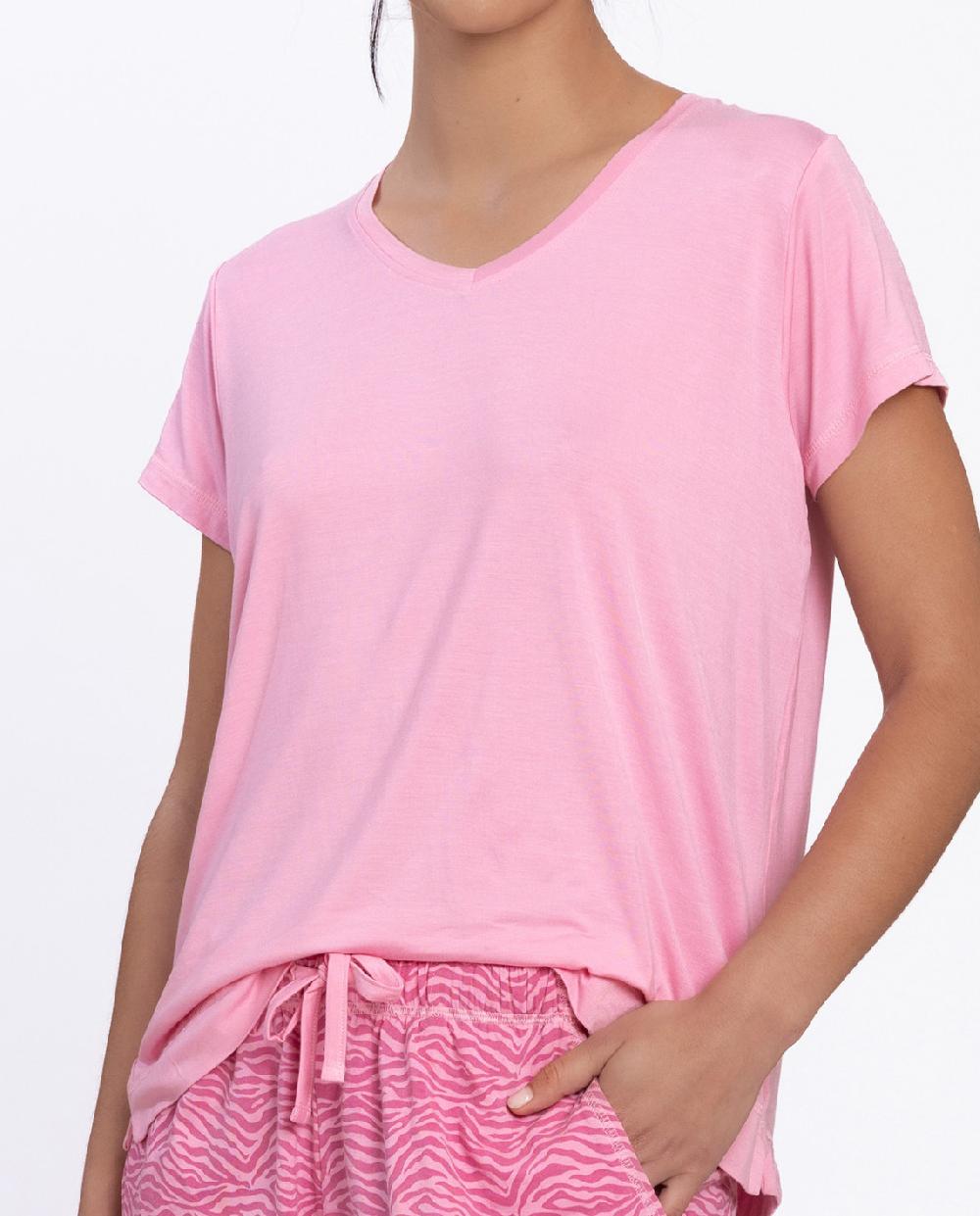 Punto Blanco Conjunto Corto De Viscosa Pin-Up