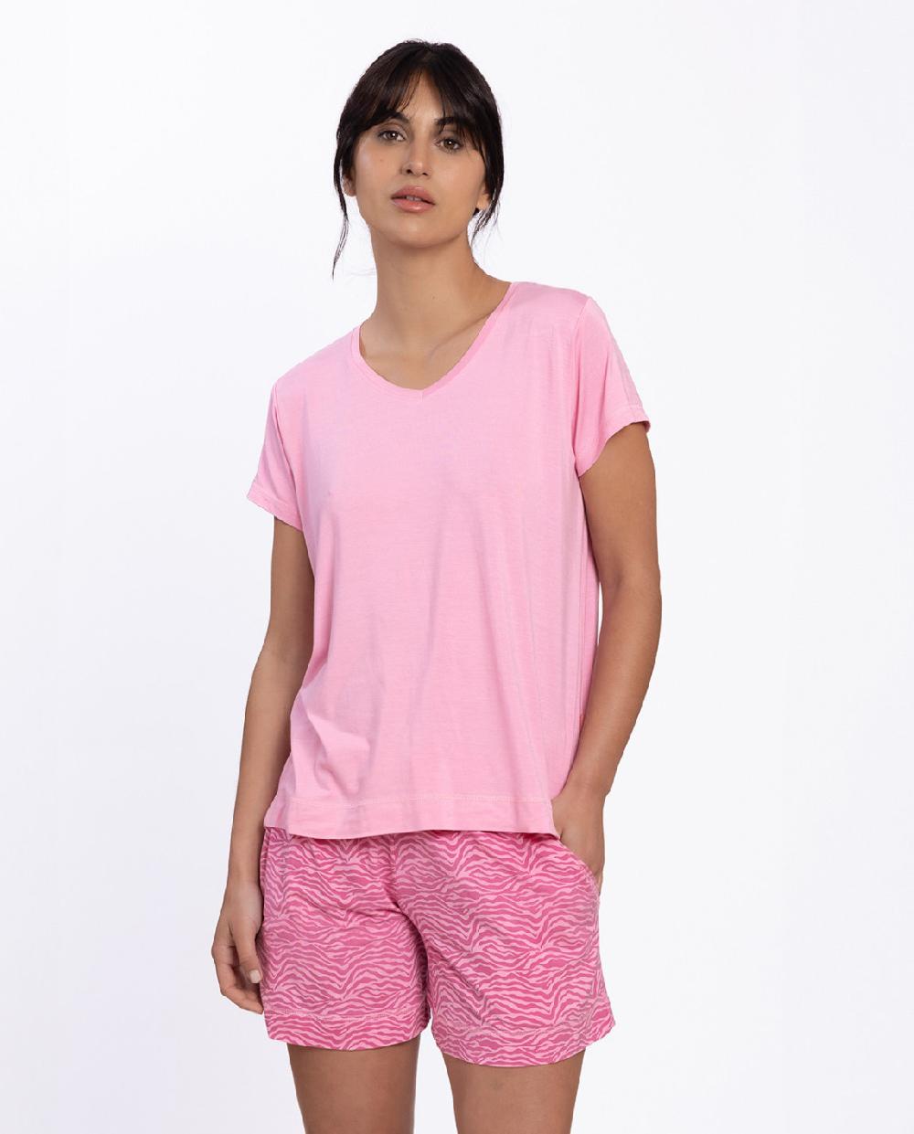 punto blanco Conjunto corto de viscosa Pin-Up