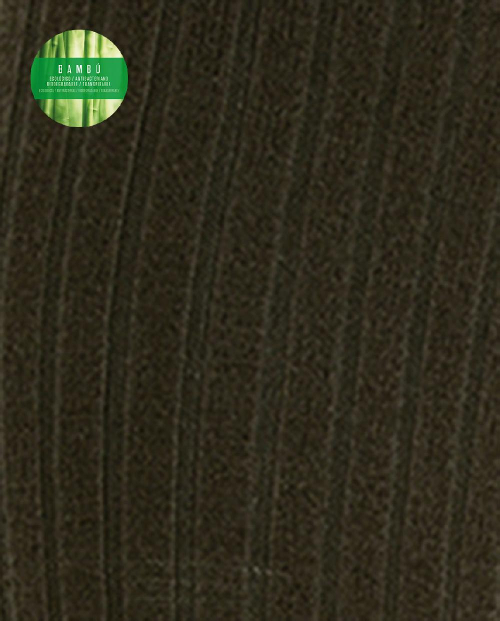 Punto Blanco High Knee De Rich Bambú De Canalé