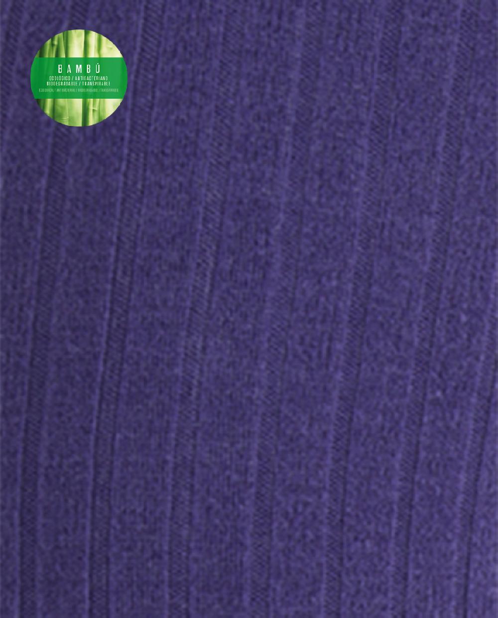 Punto Blanco High Knee De Rich Bambú De Canalé