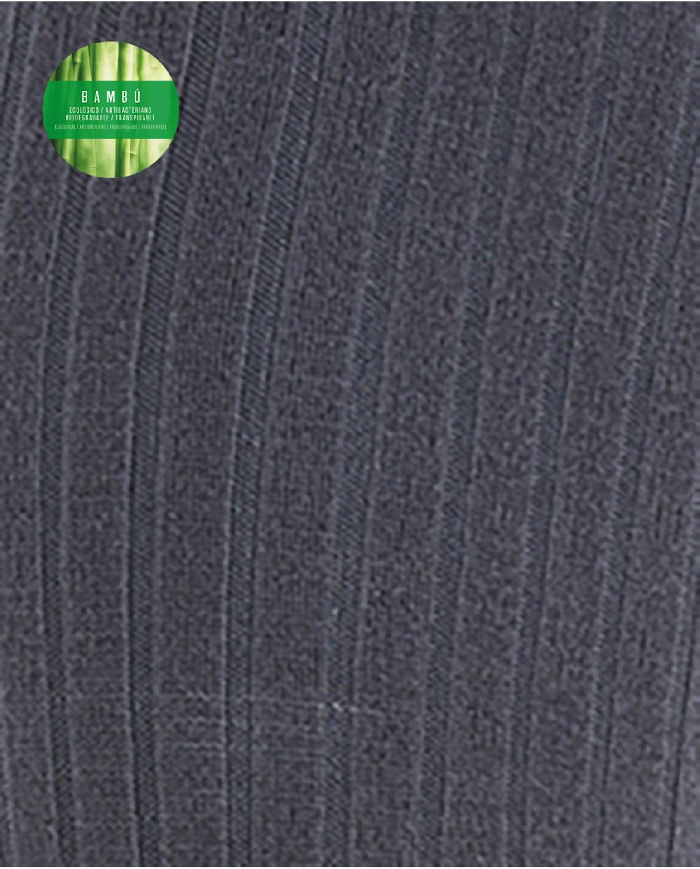 Punto Blanco High Knee De Rich Bambú De Canalé