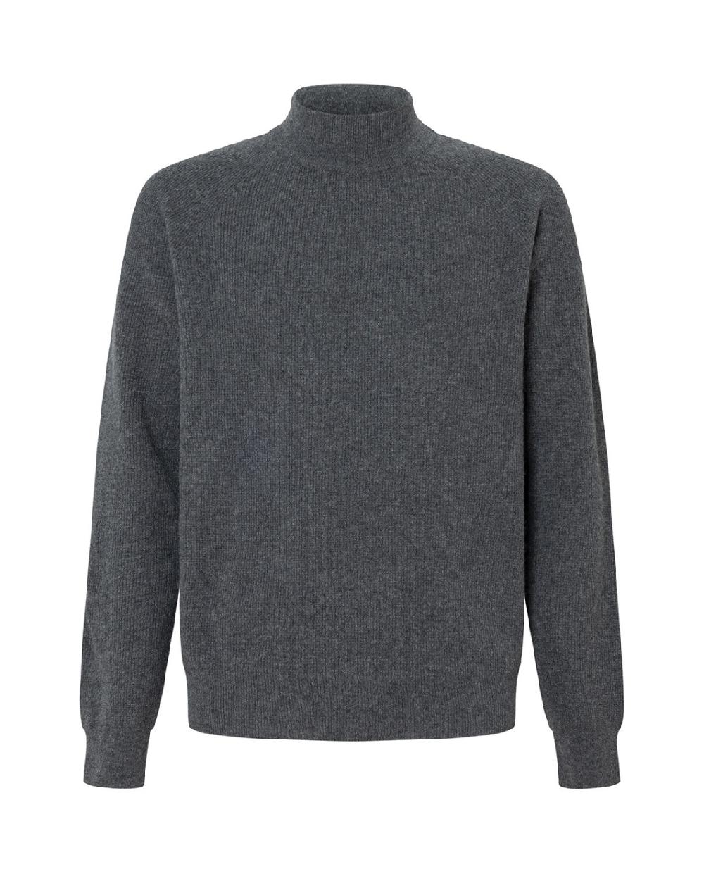 punto blanco Jersey cuello perkins lana merino