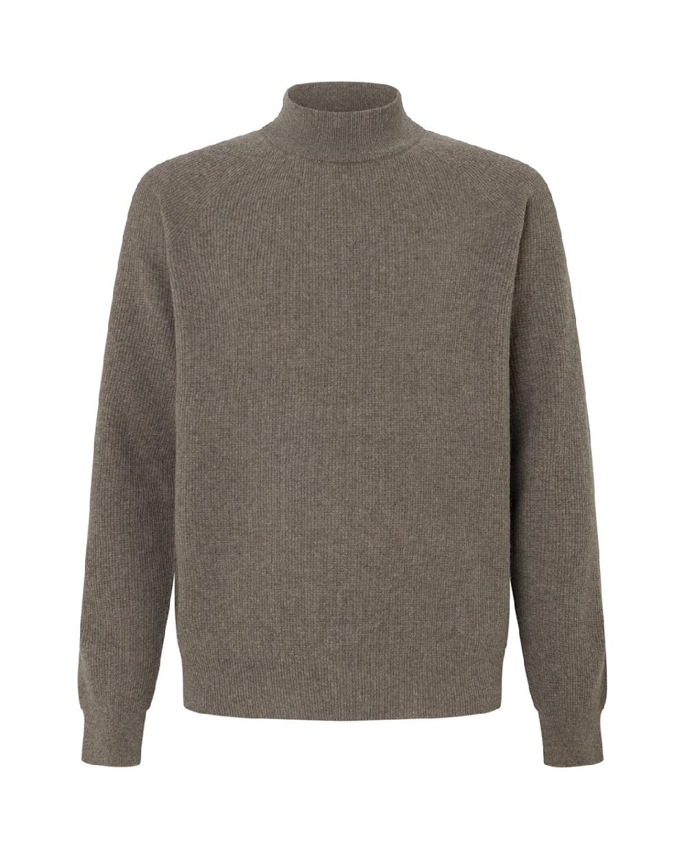 punto blanco Jersey cuello perkins lana merino