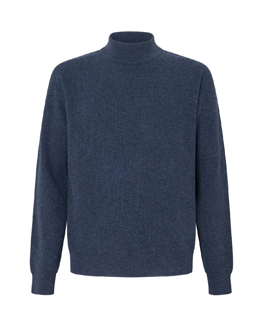 punto blanco Jersey cuello perkins lana merino