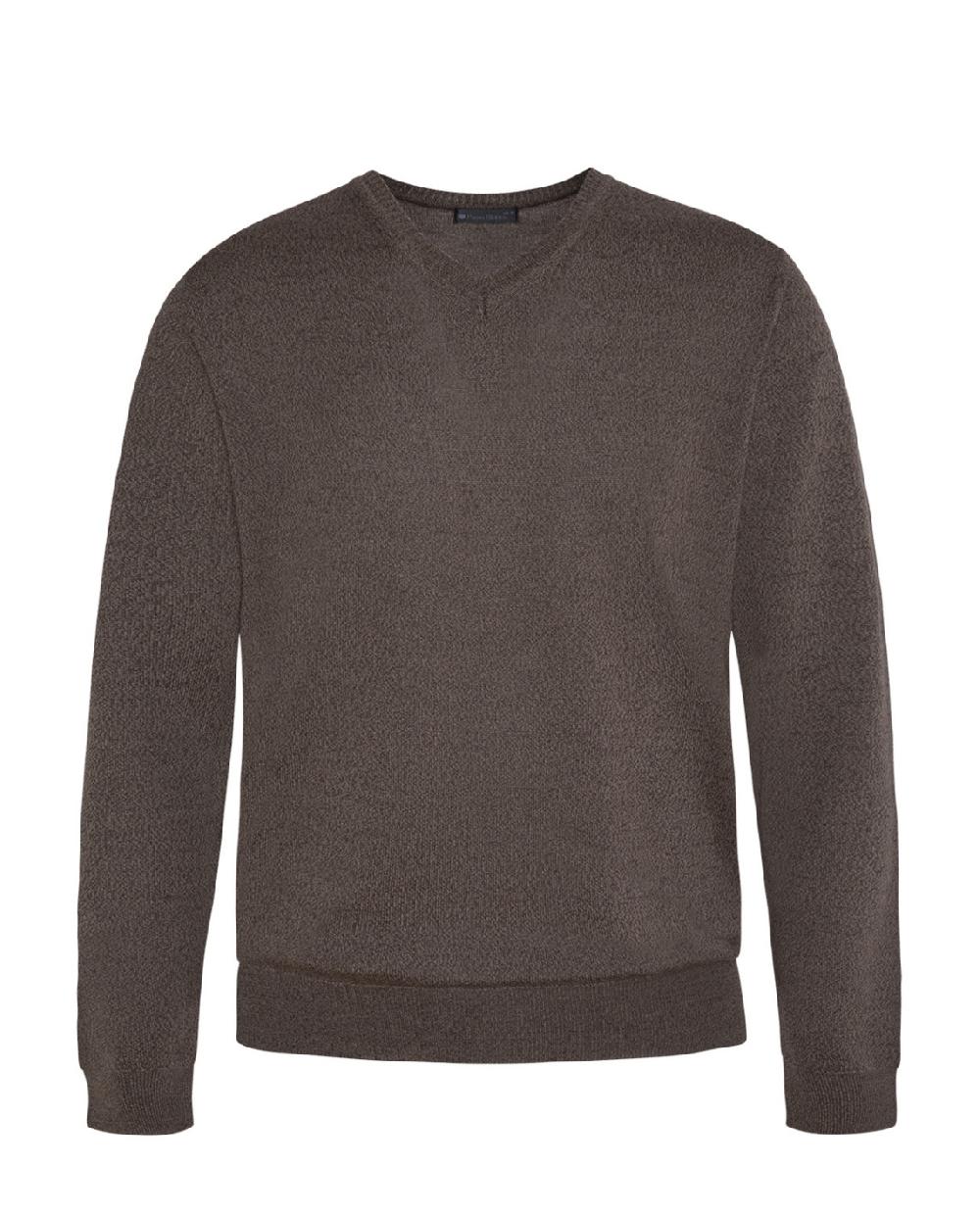 Punto Blanco Jersey Cuello Pico De Lana