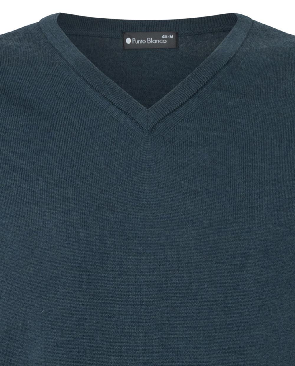 Punto Blanco Jersey Cuello Pico Lana Merino