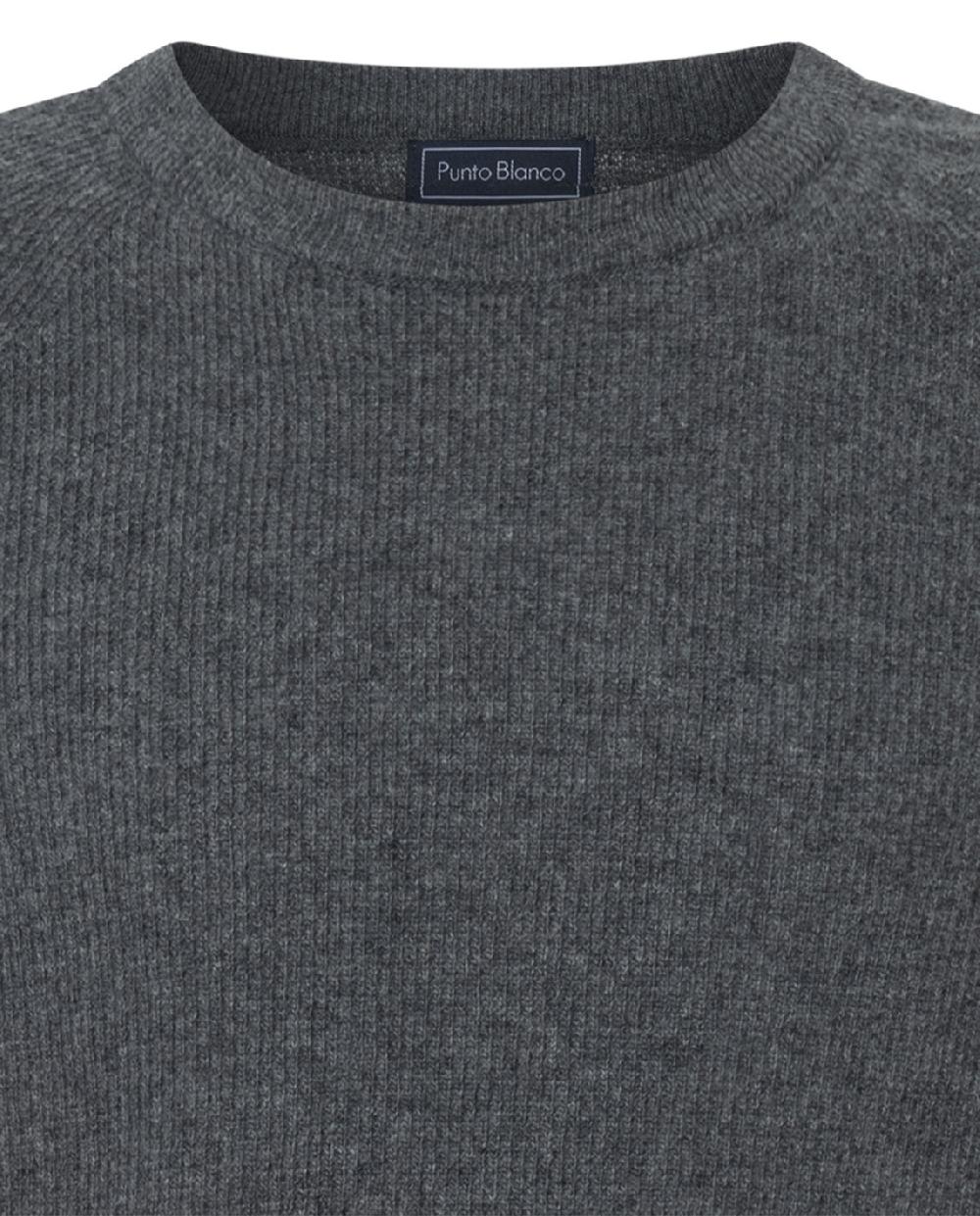Punto Blanco Jersey Cuello Redondo Lana Merino