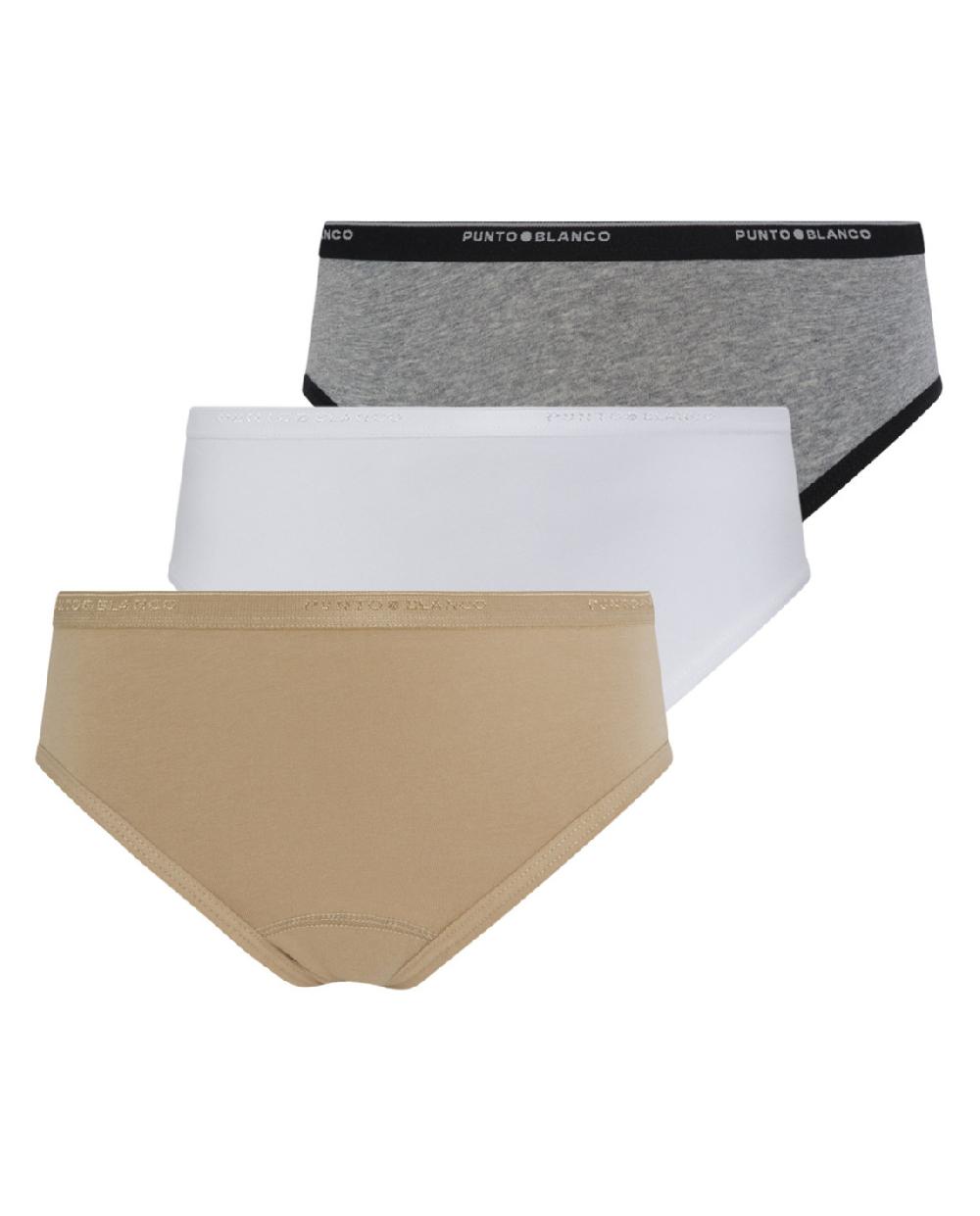 punto blanco Pack 3 Brief Basix Premium